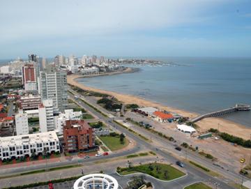 Vista panorámica de Punta del Este