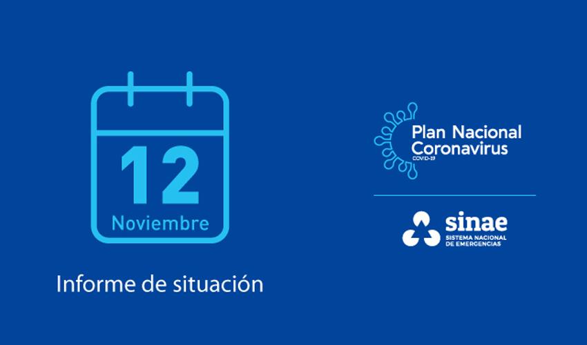 Portada del informe diario del Sinae Portada del informe diario del Sinae