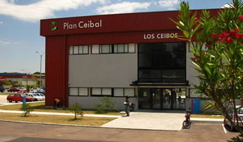 Instalaciones del Plan Ceibal en el predio del LATU