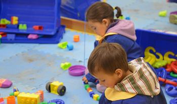 Niños en CAIF de Punta de Rieles