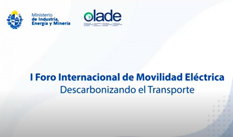 I Foro Internacional de Movilidad Eléctrica