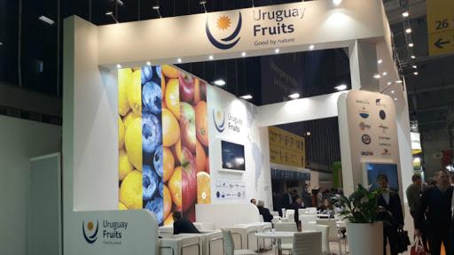 Estand de Uruguay en la feria Fruit Logistica