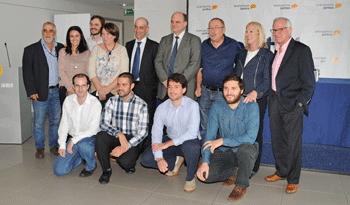 Técnicos responsables del software conjunto de Antel y el Cudim Técnicos responsables del software conjunto de Antel y el Cudim