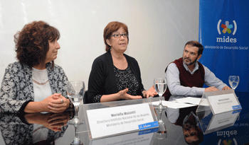 Mazzotti, Arismendi y De Melo en firma del convenio Mazzotti, Arismendi y De Melo en firma del convenio