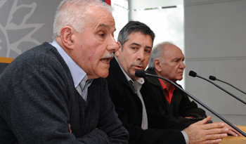 Raúl Campanella, Leonel Molinelli y León Cristalli