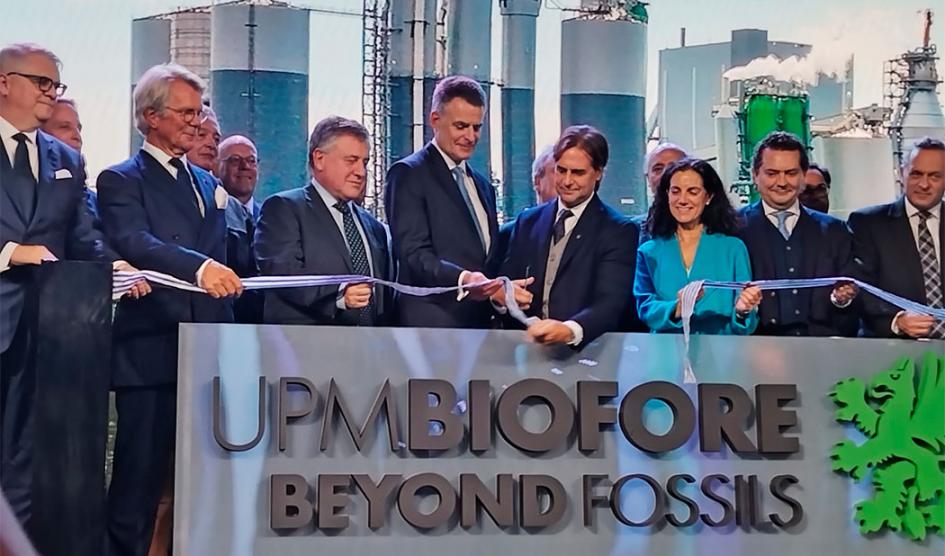 Lacalle Pou en inauguración de UPM Paso de los Toros