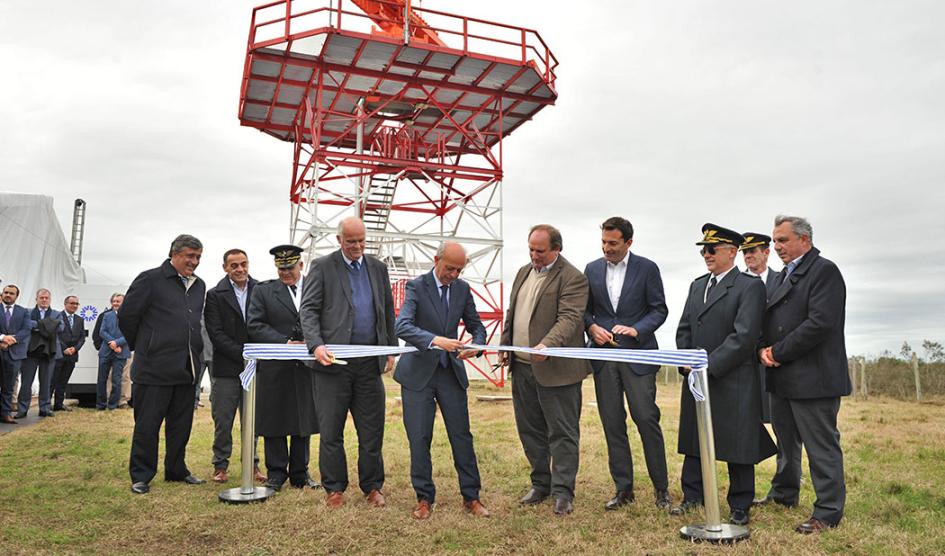 García en inauguración de radar en Santa Bernardina