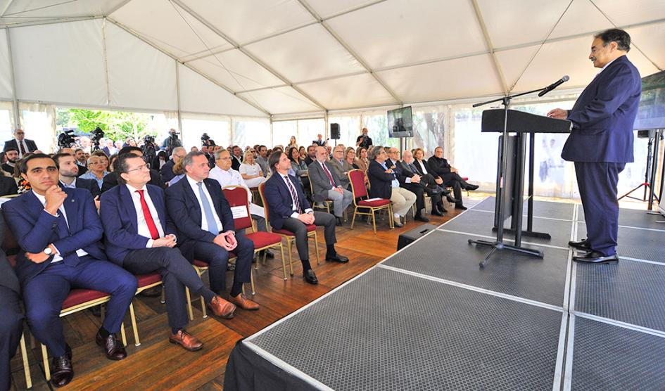 Presidente Lacalle Pou en 50 aniversario Banco de Prótesis