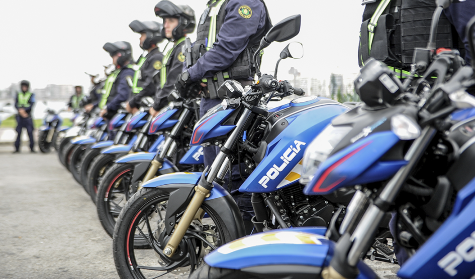 Motos adquiridas por el Ministerio del Interior