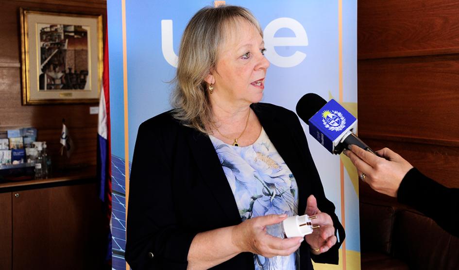 Presidenta de UTE, Silvia Emaldi, en diálogo con Comunicación Presidencial Presidenta de UTE, Silvia Emaldi, en diálogo con Comunicación Presidencial