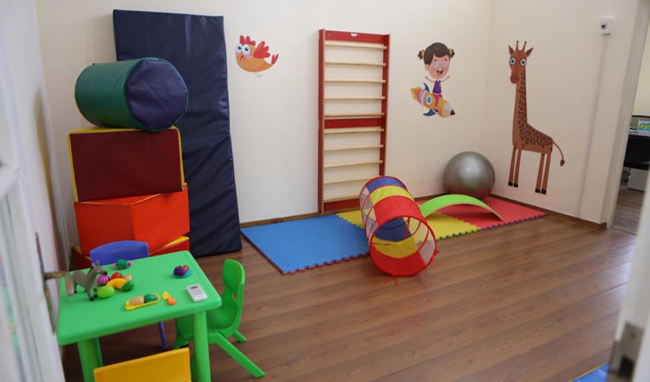 Una de las salas de la casa de desarrollo de la niñez Una de las salas de la casa de desarrollo de la niñez