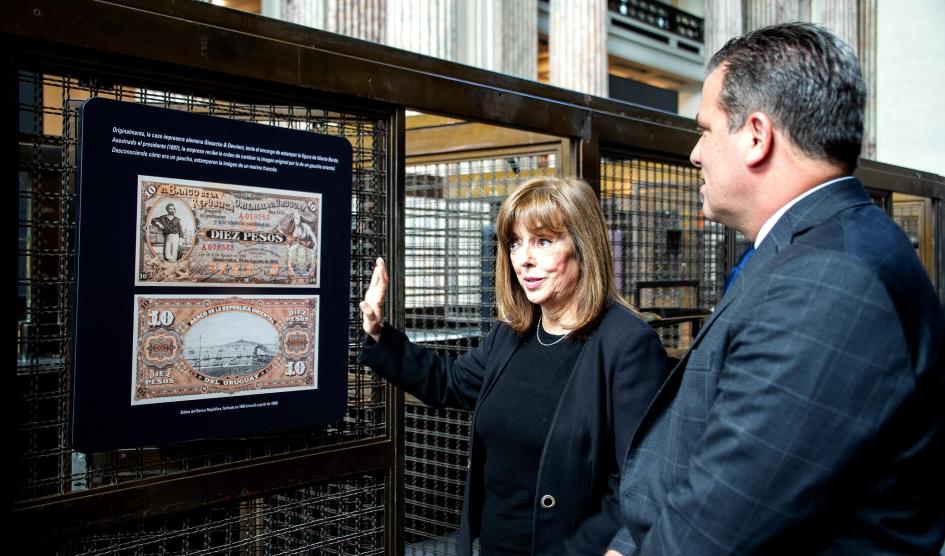 Ribeiro y Ferrer en el Museo