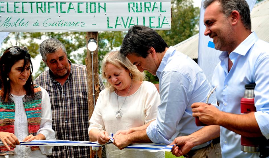 UTE inauguró obras en localidades de Lavalleja y Florida