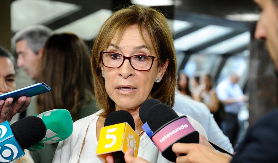 Directora general de Educación Inicial y Primaria, Olga de las Heras, en rueda de prensa Directora general de Educación Inicial y Primaria, Olga de las Heras, en rueda de prensa