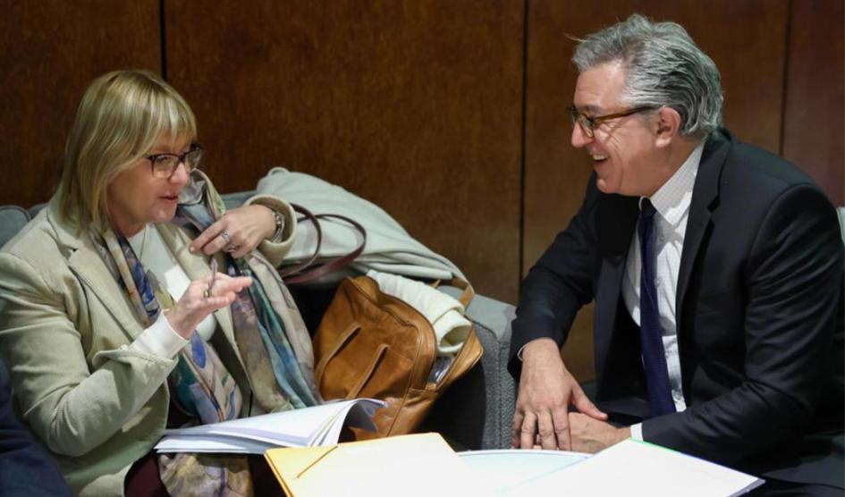 Ministra Lustemberg y su par de Brasil