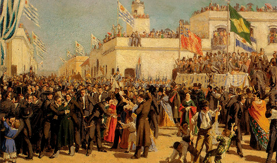 Boceto para la Jura de la Constitución de 1830, de Juan Manuel Blanes