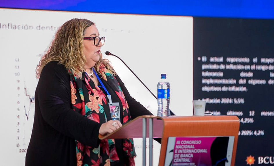 Vicepresidenta del BCU, Ana Claudia de los Heros