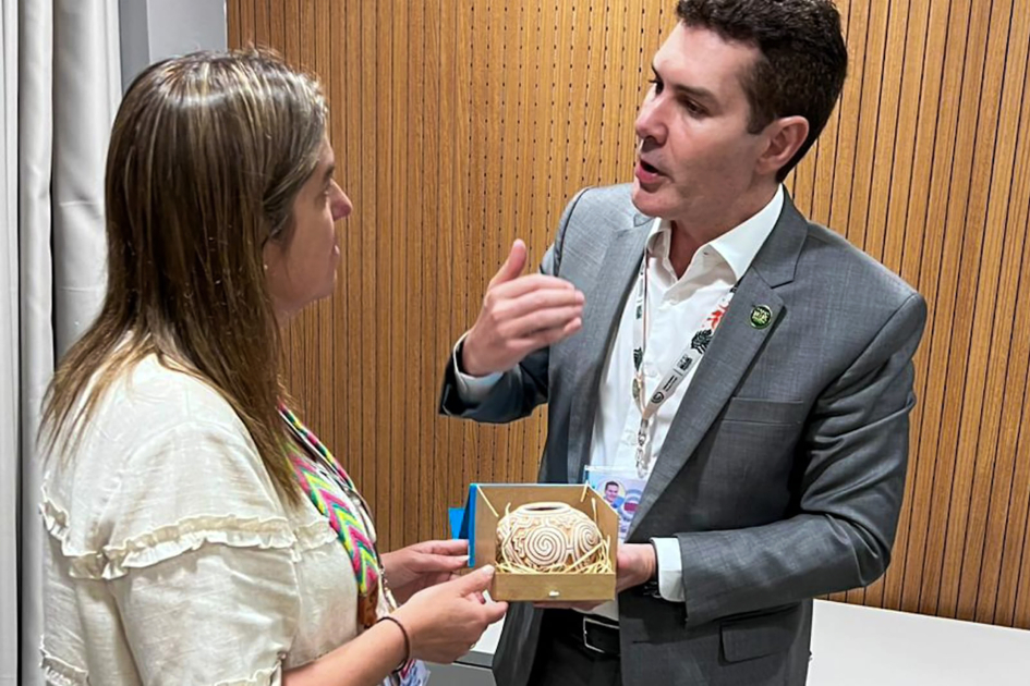 Virginia Paseyro y Jader Filho