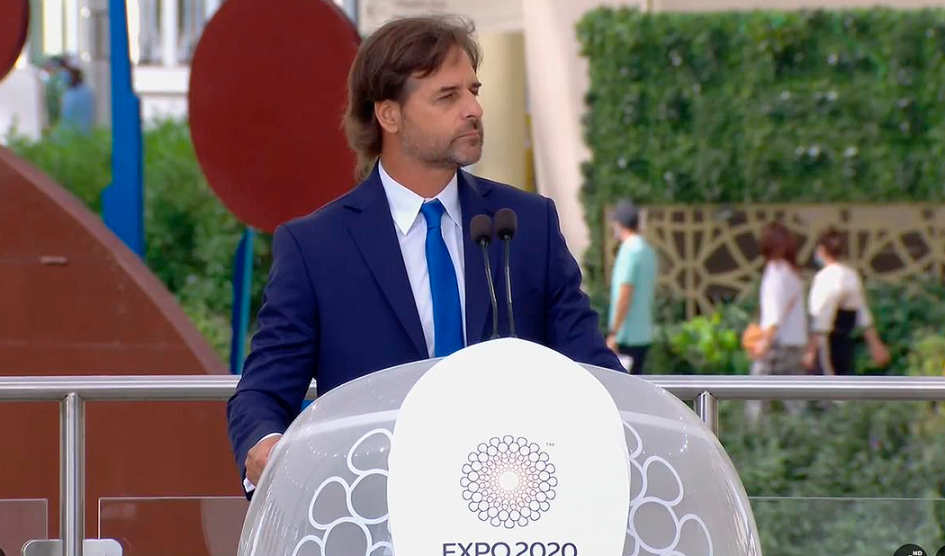 Presidente Luis Lacalle Pou en Expo 2020 Dubái, Emiratos Árabes Unidos Presidente Luis Lacalle Pou en Expo 2020 Dubái, Emiratos Árabes Unidos