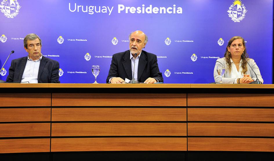 Pablo Mieres en conferencia de prensa