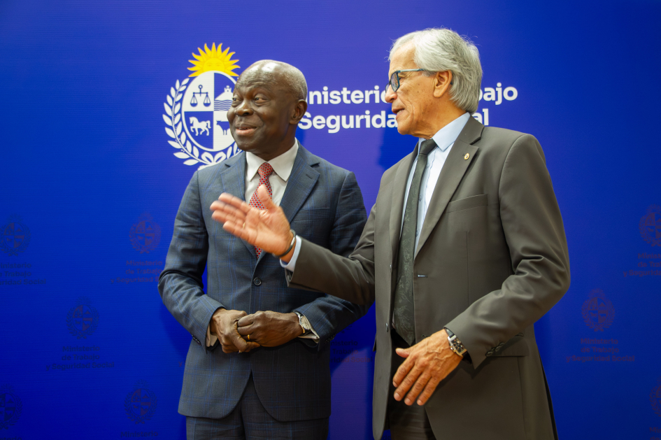 Gilbert Houngbo y Juan Castillo