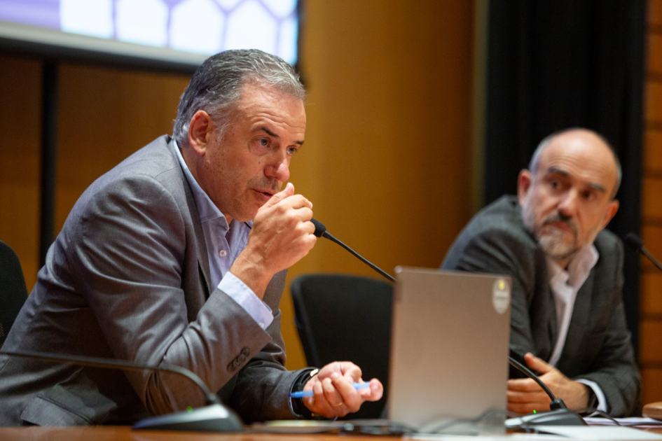 Presidente Orsi y secretario nacional de Ciencia y Valoración del Conocimiento, David González