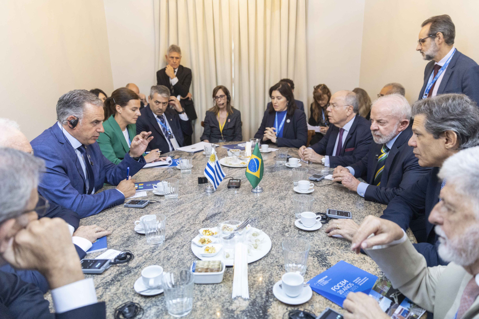 Reunión bilateral Orsi y Lula