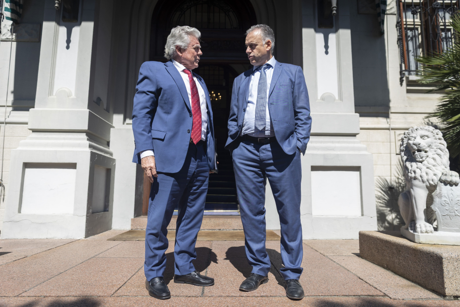 Lou Rinaldi y Yamandú Orsi