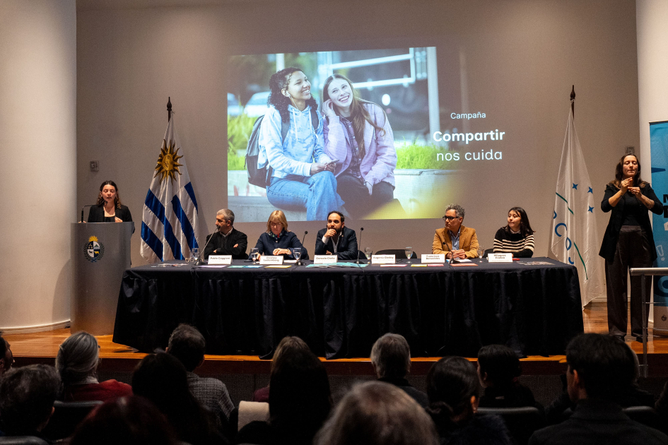 Presentación de la campaña "Compartir nos cuida", en el marco del programa "Ni silencio ni tabú"