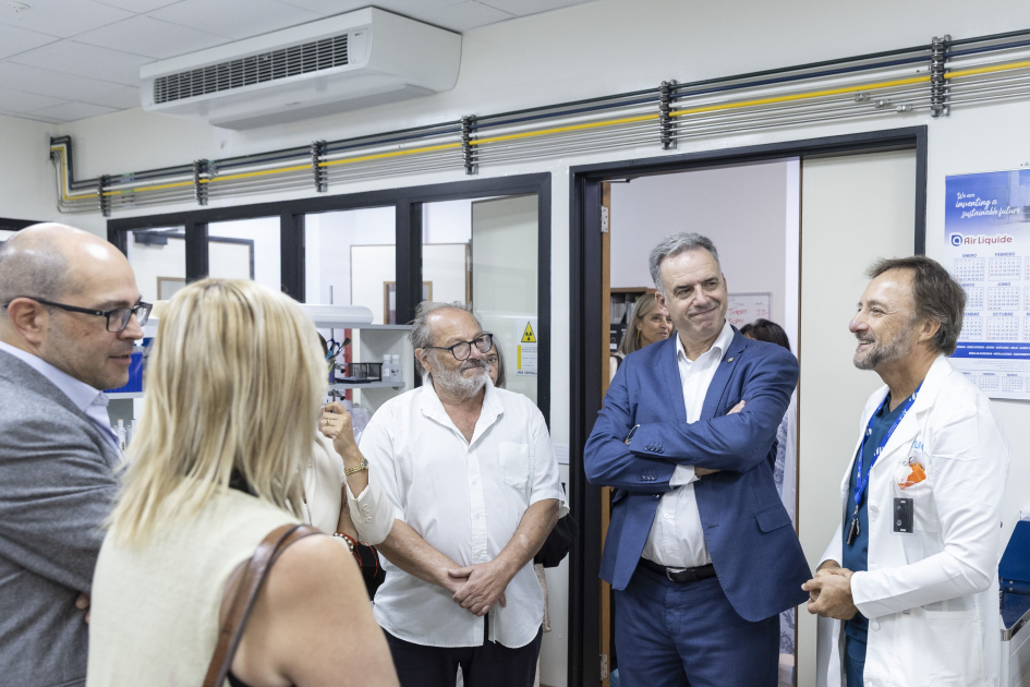 Presidente Orsi en recorrida por instalaciones del Cudim