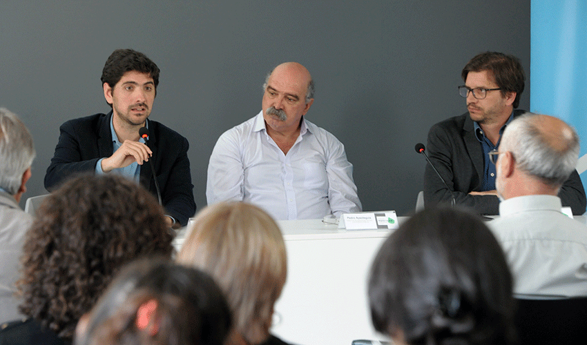 Santiago Soto, Pedro Apezteguía y José Freitas