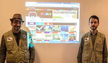 Presentadores de ciclo de documentales "Paleodetectives" Presentadores de ciclo de documentales "Paleodetectives"