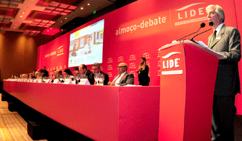 Presidente Tabaré Vázquez en actividad organizada por Líderes Empresariales Paulistas Presidente Tabaré Vázquez en actividad organizada por Líderes Empresariales Paulistas