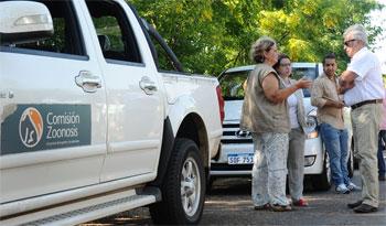 Recorrida de autoridades del MSP y de asesora de OPS