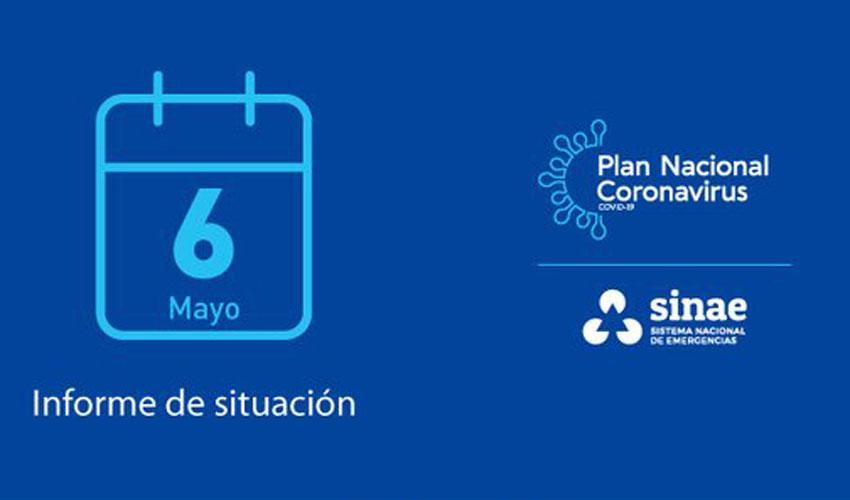 Informe del Sinae del miércoles 6