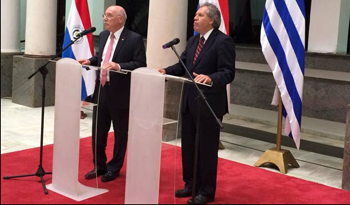 Canciller Luis Almagro fue recibido en visita oficial a Paraguay Canciller Luis Almagro fue recibido en visita oficial a Paraguay
