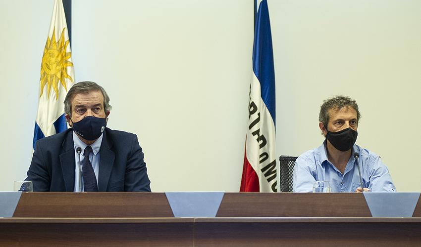 Ministro Uriarte en videoconferencia