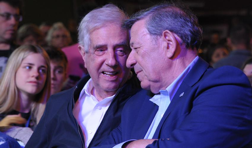 Tabaré Vázquez y Rodolfo Nin Novoa