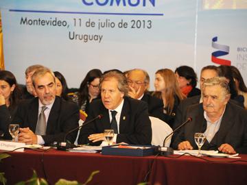 Presidente de la República, José Mujica, canciller Luis Almagro y subsecretario Luis Porto Presidente de la República, José Mujica, canciller Luis Almagro y subsecretario Luis Porto