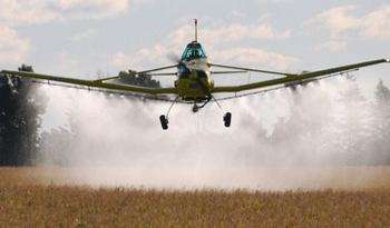 Fumigación aérea