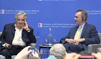 Presidente José Mujica conversó en American University Presidente José Mujica conversó en American University