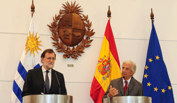 Rajoy y Vázquez en conferencia de prensa