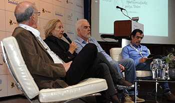 Jorge Silveira, María Julia Muñoz, Fernando Brum y Miguel Brechner