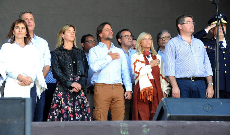 Lacalle Pou en Minas y Abril