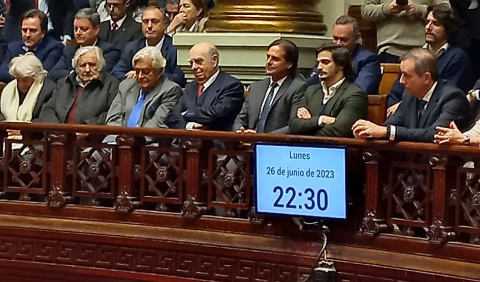 Lacalle Pou en el Parlamento