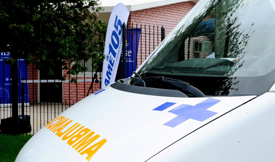 Nueva ambulancia especializada destinada a Base SAME 105 de Nueva Helvecia