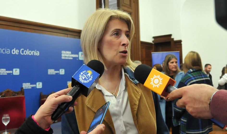 Directora general de Ganadería, Agricultura y Pesca, Fernanda Maldonado, durante la ronda de prensa Directora general de Ganadería, Agricultura y Pesca, Fernanda Maldonado, durante la ronda de prensa