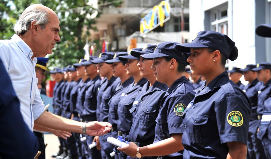 Abdala en egreso de agentes de policía en Tacuarembó