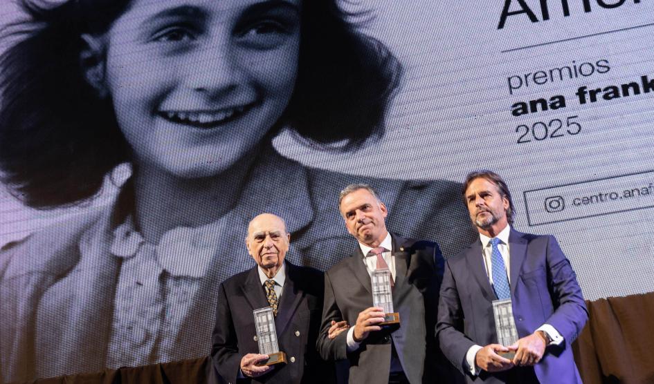 Orsi, Sanguinetti y Lacalle Pou