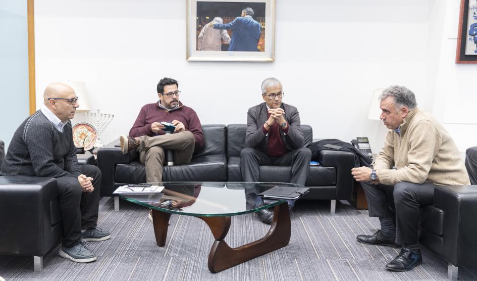 Orsi, Sánchez, Castillo y Abdala reunidos en Torre Ejecutiva